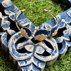 Blue Daisy Bracelet