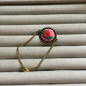 Pink Rose Chain Bracelet
