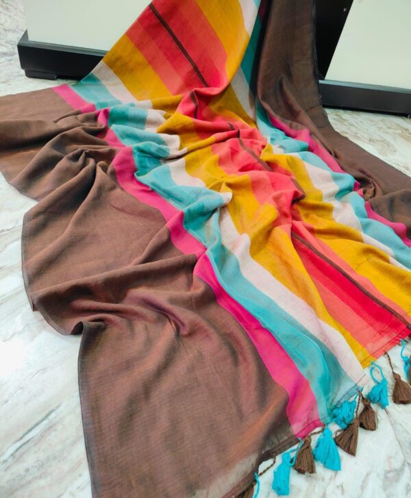 Mulmul Cotton Saree 12