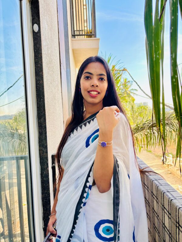 Evil Eye Saree - Image 4