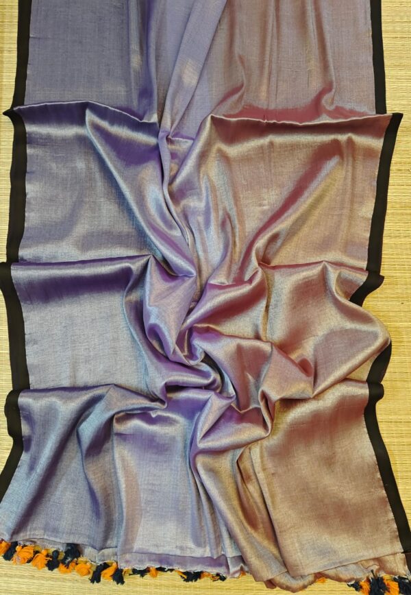 Bronze Ombre Raga Tissue Saree