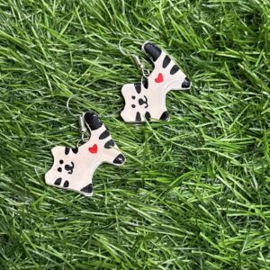Cat in Love Earrings