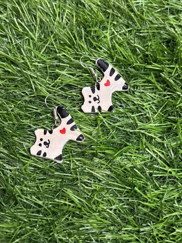 Cat in Love Earrings