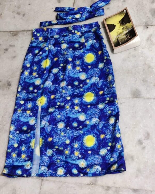 Starry Night Slit Skirt - Image 2