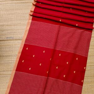 Cherry Heart Weave Jamdani Saree