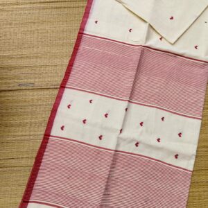 Durga Heart Weave Jamdani Saree
