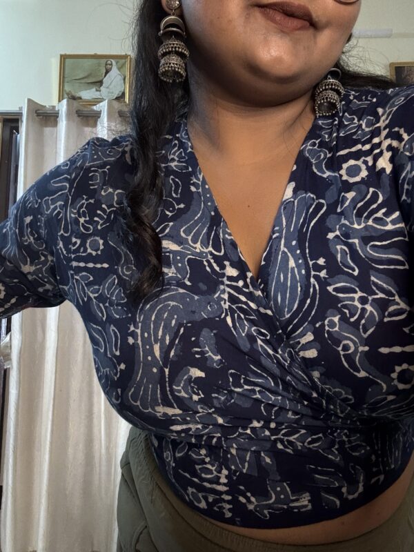 Paakhi Indigo Wrap Top - Image 6