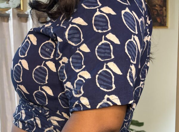 Aam Indigo Wrap Top - Image 5