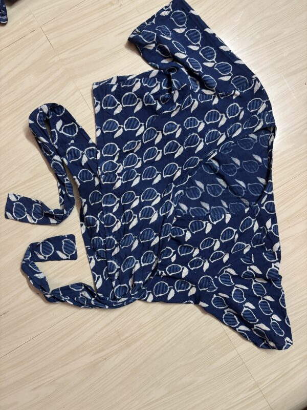 Aam Indigo Wrap Top - Image 7