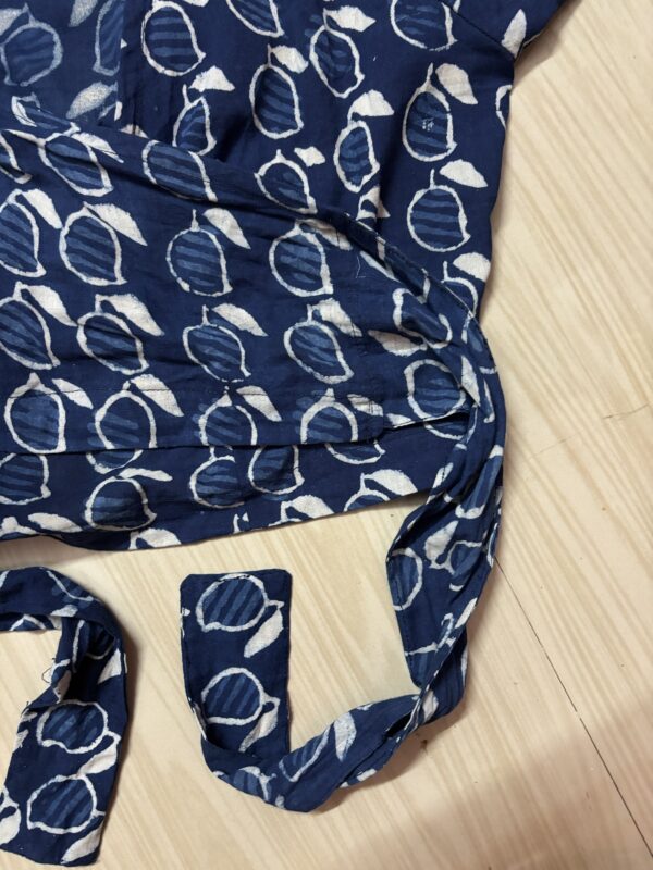 Aam Indigo Wrap Top - Image 9