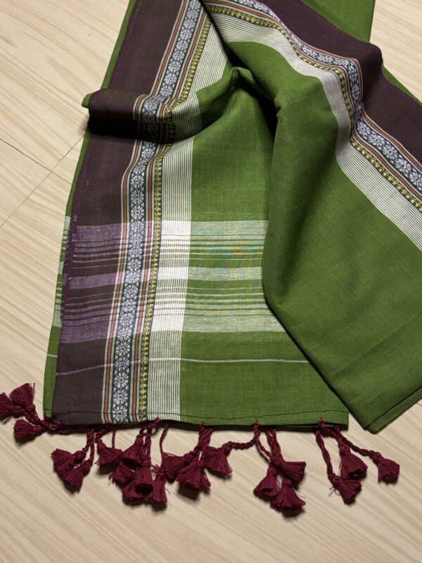 Harit Taal – Olive Phulia Soft Taant Sare - Image 2