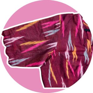 Wine Ikkat Blouse