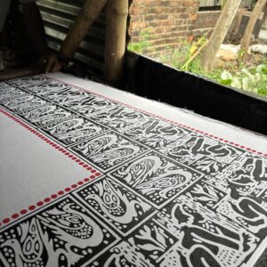 Sohojpath BlockPrint Saree