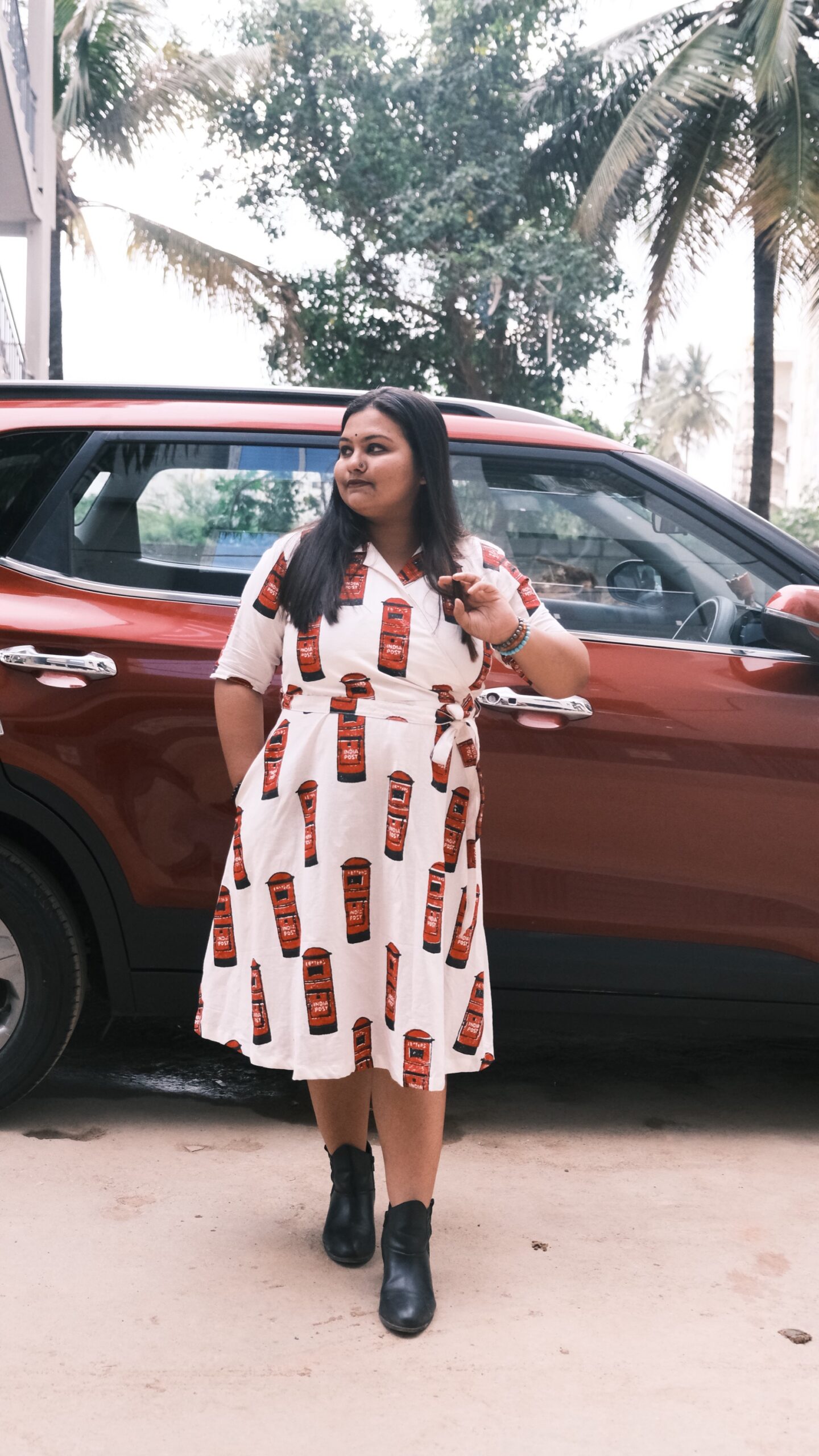 Daakghor Block Print Dress - Image 2