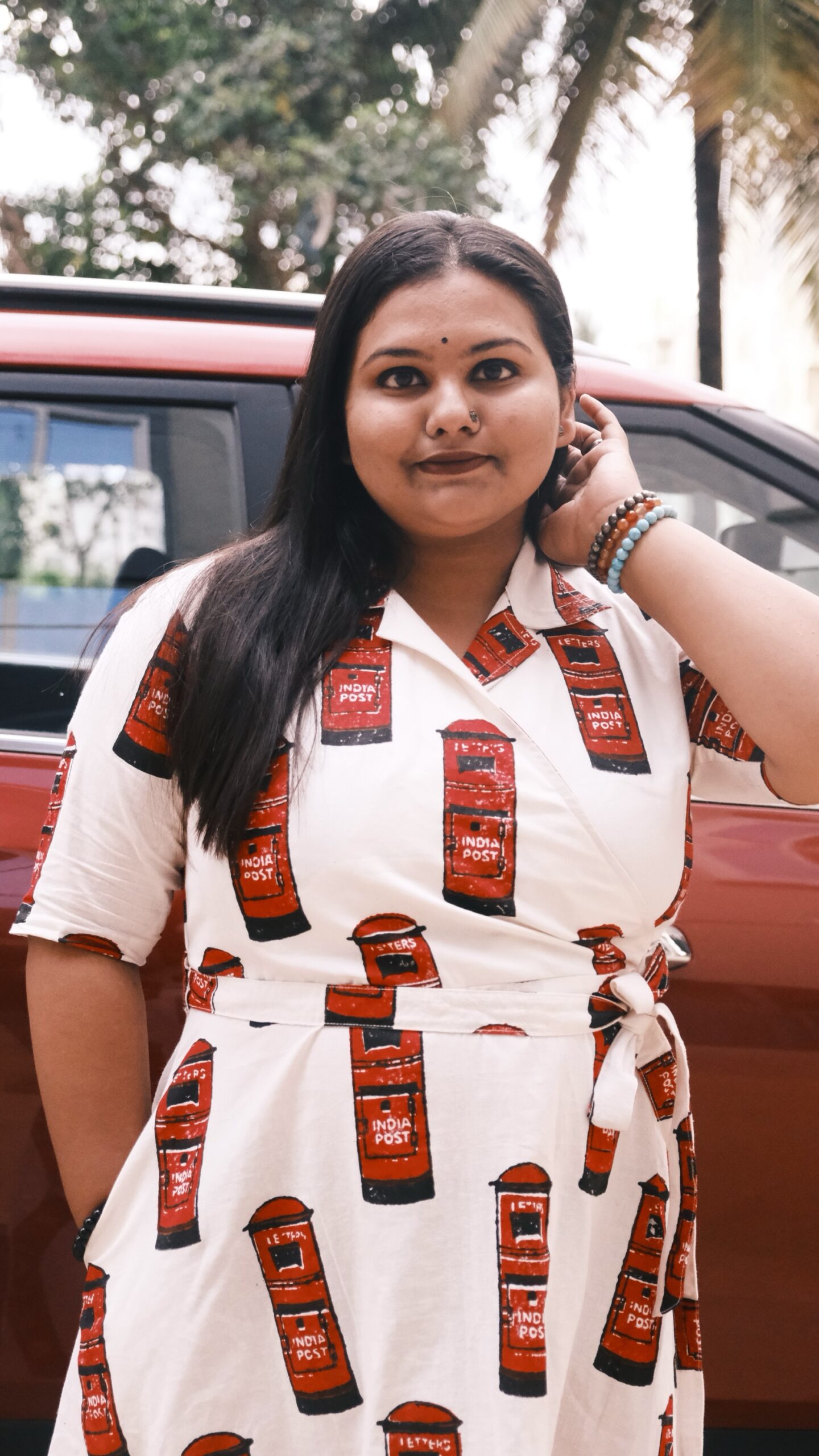 Daakghor Block Print Dress