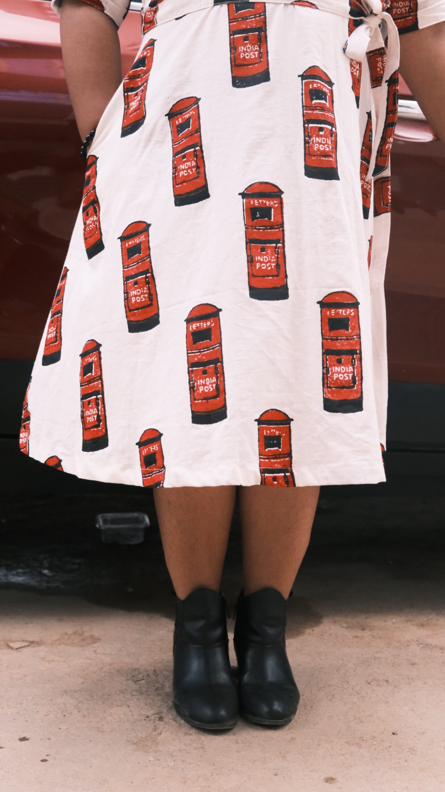 Daakghor Block Print Dress - Image 3