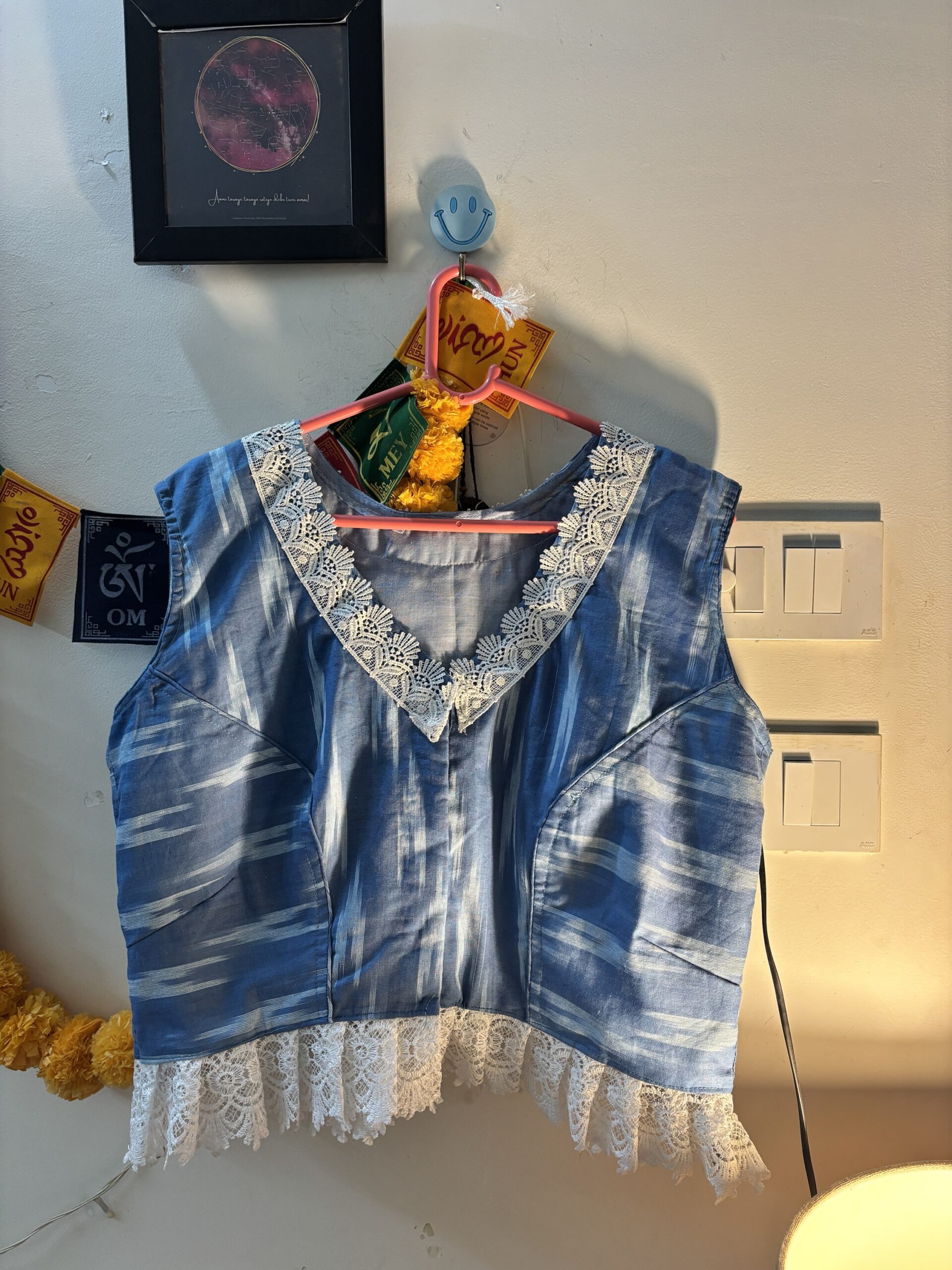 Megh- Vintage Ikkat Blouse - Image 4