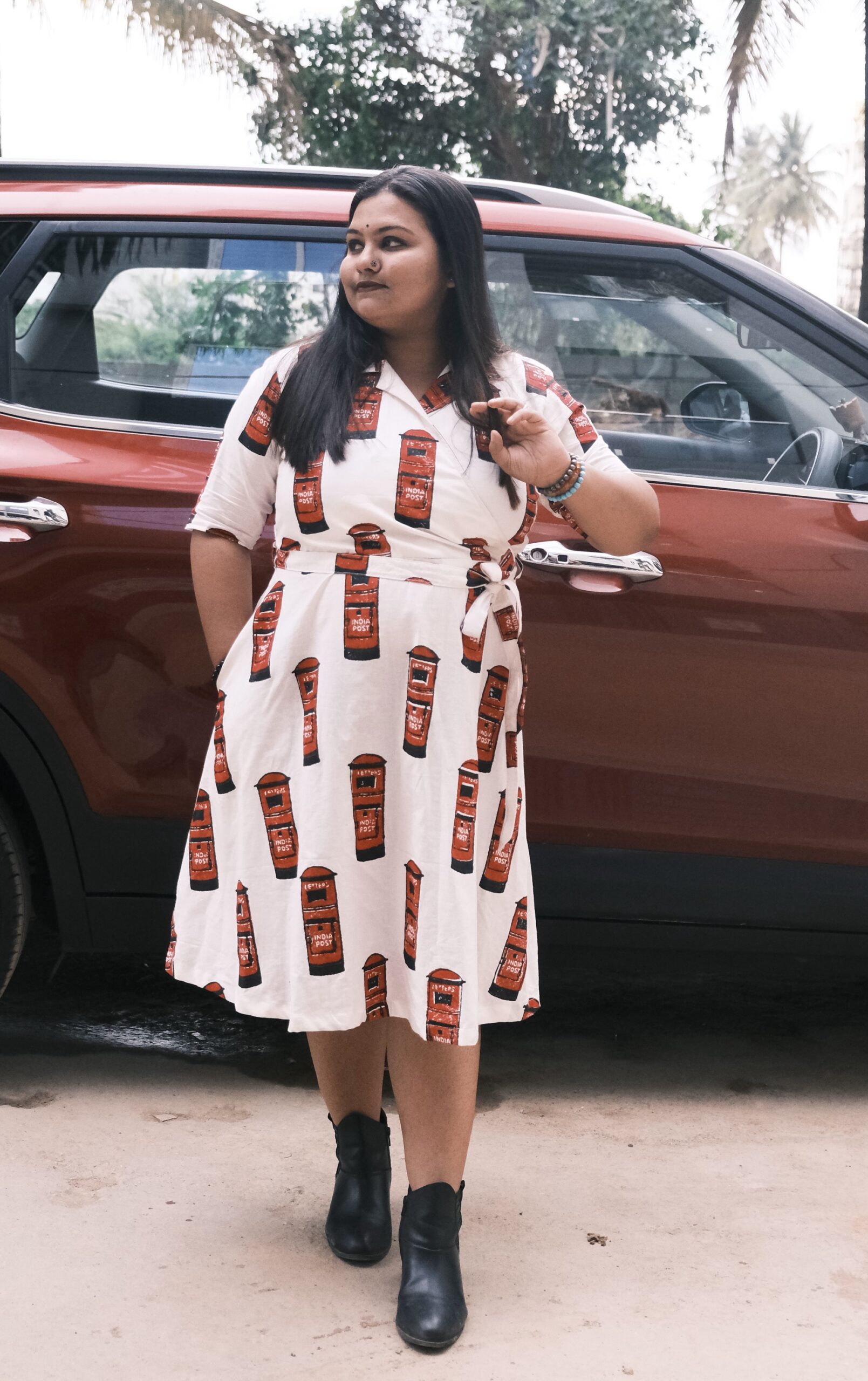 Daakghor Block Print Dress - Image 7