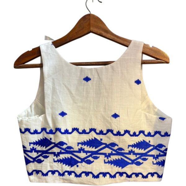 Moon and Marine Halterneck Blouse