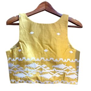 Creame Bloom Halterneck Blouse