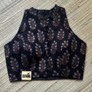 Zed Ajrakh Collar Blouse