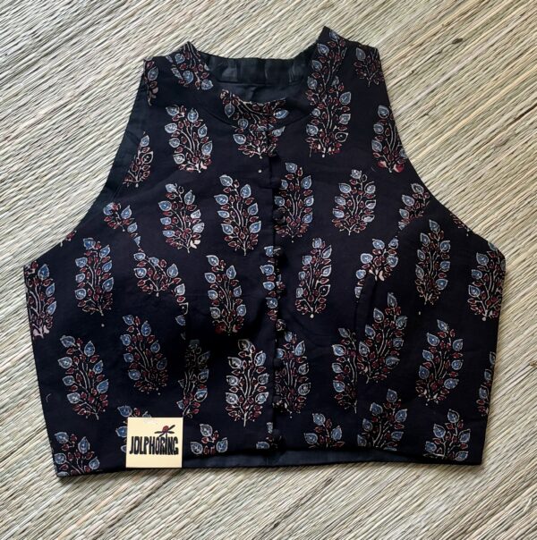 Zed Ajrakh Collar Blouse