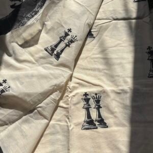 Checkmate Blockprint Saree